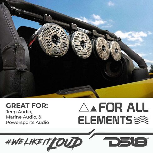 DS18 TSB3W Hydro Universal White Tower Mounting Tube with Mobile Clamps (Perfect for Mounting Towers/Pods on Roll Bars and Cages) in Saudi Arabia
