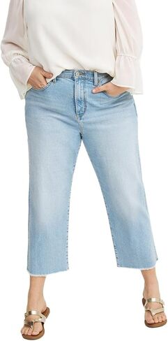 Torrid Women's Plus Size Jeans - Ankle Crop High-Rise Straight Jean in Saudi Arabia