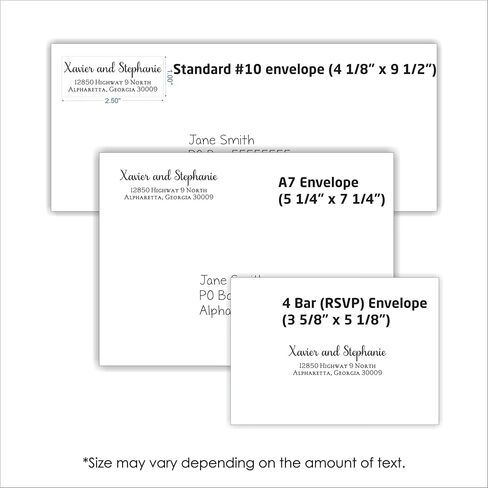 Address Stamp | Self Inking Return Address Rubber Stamper, Pre-Inked with Black Ink | for Wedding Invitations, Holiday Cards, Business Envelopes, Housewarming Gift in Saudi Arabia