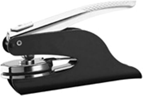 Connecticut Notary Seal Embosser, Pocket/Hand Model, 1-5/8" Impression, Black Body in Saudi Arabia