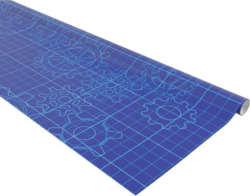 Fadeless Bulletin Board Paper, Fade-Resistant Paper for Classroom Decor, 48" x 12’, Gears, 1 Roll in Saudi Arabia