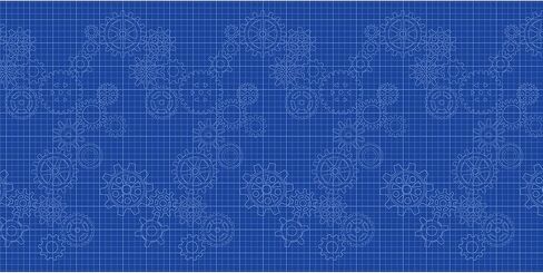 Fadeless Bulletin Board Paper, Fade-Resistant Paper for Classroom Decor, 48" x 12’, Gears, 1 Roll in Saudi Arabia