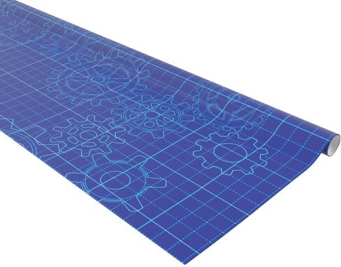 Fadeless Bulletin Board Paper, Fade-Resistant Paper for Classroom Decor, 48" x 12’, Gears, 1 Roll in Saudi Arabia