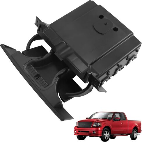 Black Dashboard Cup Holder Insert Ash Tray Compatible with Ford F150 2004 2005 2006 2007 2008 Accessories Replaces 6L3Z-1504810-AA in Saudi Arabia