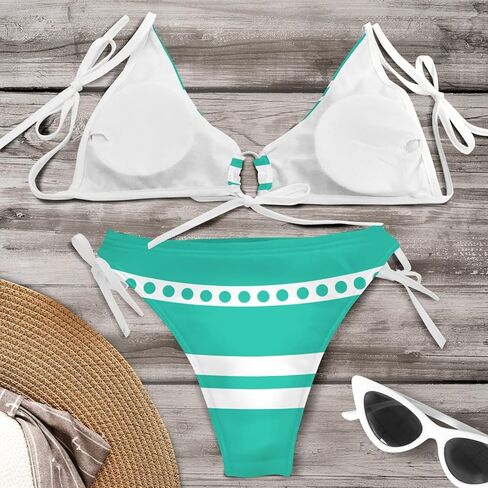 YOMORIO Anime Bikini Cosplay Costume Sexy Green Swimsuit Bikini Two-Piece Set Swimwear in Saudi Arabia