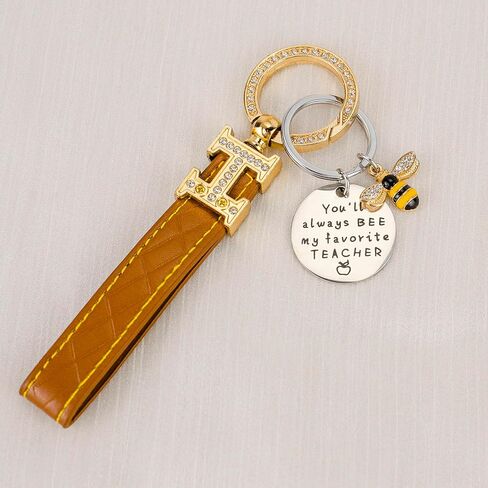 You’ll BEE my favorite TEACHER Keyring, Teacher Appreciation Keychain, Back To School Key Ring Gift For Educator Teaching Mentor, Thank You Teacher Gift, Cute Bee Bag Charm, Motivational Key Accessory in Saudi Arabia