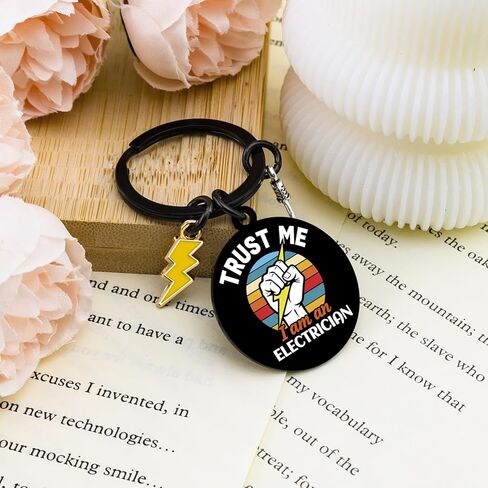 Electrician Gifts for Men Electrician Accessories Light Bulb Keychain Gifts for Electricians Lineman Electrical Engineer Electrical Students Gift Ideas in Saudi Arabia