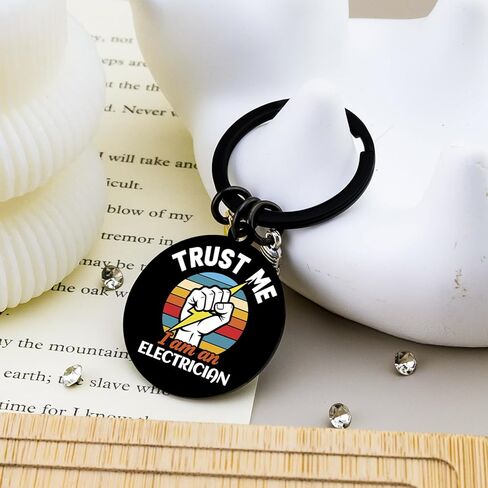 Electrician Gifts for Men Electrician Accessories Light Bulb Keychain Gifts for Electricians Lineman Electrical Engineer Electrical Students Gift Ideas in Saudi Arabia