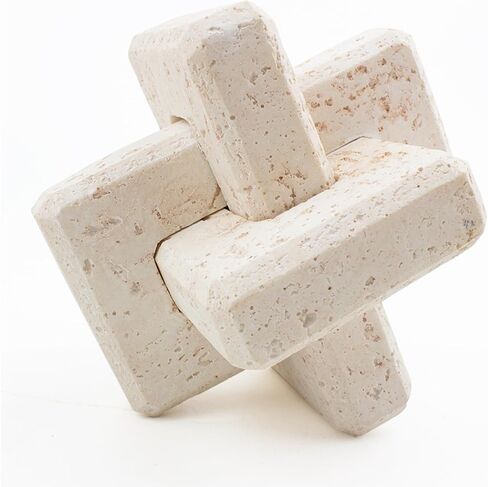 FlidRunest 3 ربط عقدة النحت ديكور لطاولة القهوة، الراتنج عقدة التماثيل ديكور المنزل للجرف، الطراز الحديث بوهو تمثال طاولة القهوة ديكور الحلي عقدة لغرفة المعيشة، سطح المكتب، رف الكتب in Kuwait