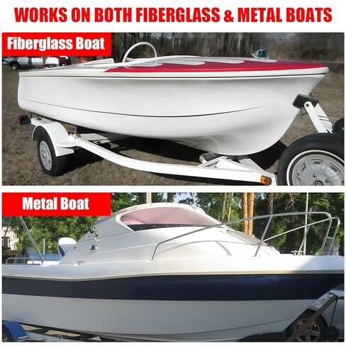 Boat Trailer Bunk Slides 3"×10", Heavy-Duty Bunk Slick Pads 10-Pack, Glide Bunk Enders for Easy Boat Launching & Loading, Compatible with Most Boat Trailers in Kuwait