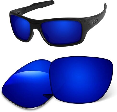 عدسات بديلة مقاس 1.6 مم متوافقة مع نظارات Oakley Turbine OO9263 الشمسية، مضادة للخدش والصدمات in Kuwait
