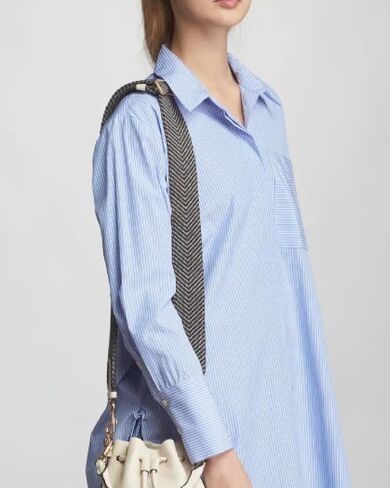 Marc Jacobs Leather Bucket Bag Crossbody (Marshmallow) in Saudi Arabia