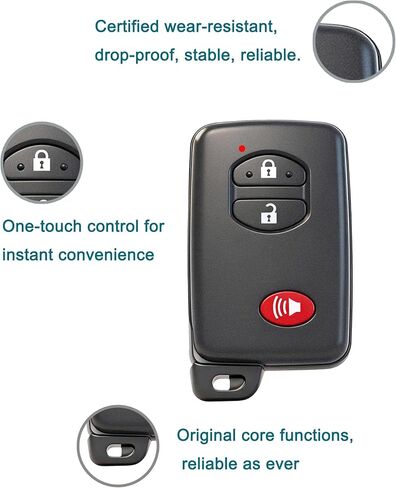 مفتاح ذكي فوب لهايلاندر 2007-2014، FengRKey مفتاح التحكم عن بعد متوافق مع تويوتا هايلاندر 2007-2014 HYQ14AAB 271451-3370 89904-35030 in Kuwait