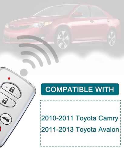 Smart Key Fob for Toyota Camry 2010-2012, FengRKey Remote Control Key Fob Compatible for Toyota Camry Avalon 2010-2012 HYQ14AAB 89904-06070 89904-06130 271451-3370 in Kuwait