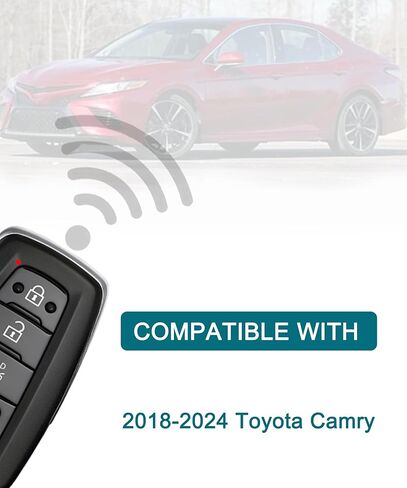 Smart Key Fob for Toyota Camry 2018-2022, FengRKey Remote Control Key Fob Compatible for Toyota Camry 2018-2022 HYQ14FBA 89904-06220 89904-06240 281451-0351 in Kuwait