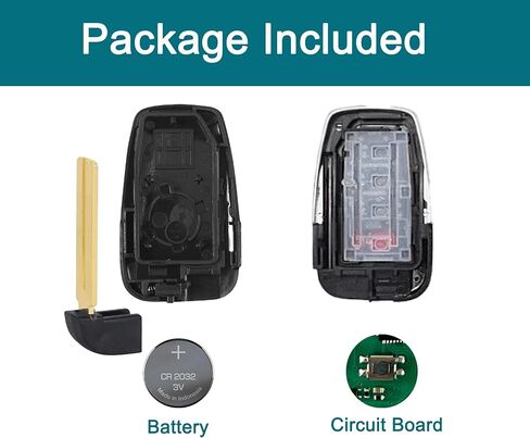 Smart Key Fob for Toyota Camry 2018-2022, FengRKey Remote Control Key Fob Compatible for Toyota Camry 2018-2022 HYQ14FBA 89904-06220 89904-06240 281451-0351 in Kuwait