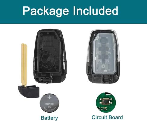 Smart Key Fob for Toyota Prius 2016-2021, FengRKey Remote Control Key Fob Compatible for Toyota Prius 2016-2021 HYQ14FBC 89904-47530 89904-47710 281451-0351 in Kuwait