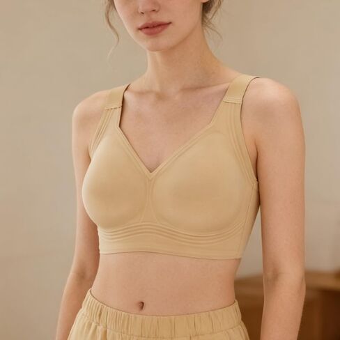 Women Push Up Bra Full Coverage Underwire Bra,Hide Back Fat Deep Cup Bra,Smoothing T-Shirt Bra,Sculpting Uplift Bra in Saudi Arabia