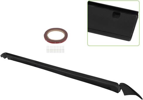 SCITOO PU Rear Window Rear Wing Spoiler Tailgate Fit for 1999-2006 Chevrolet Silverado Sierra Matte Black in Saudi Arabia