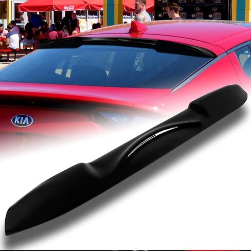 Black Rear Roof Window Visor Spoiler Wing Compatible with 2018-2023 Kia Stinger 2019 2020 2021 2022 in Saudi Arabia