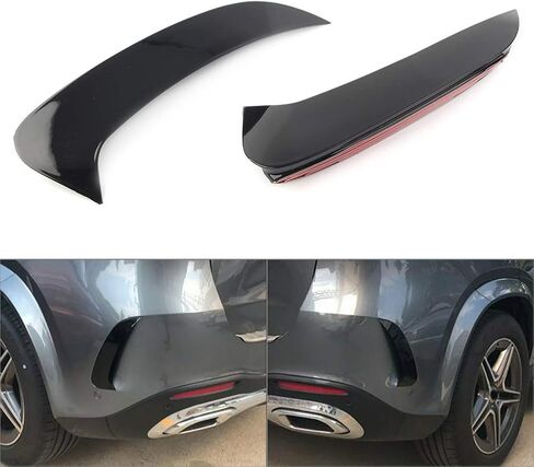 GZYF Car Rear Bumper Outlet Vent Trim Spoiler Cover Decor for Mercedes Benz GLE-Class W167 GLE53 GLE350 GLE450 GLE300D 2020, Glossy Black in Saudi Arabia