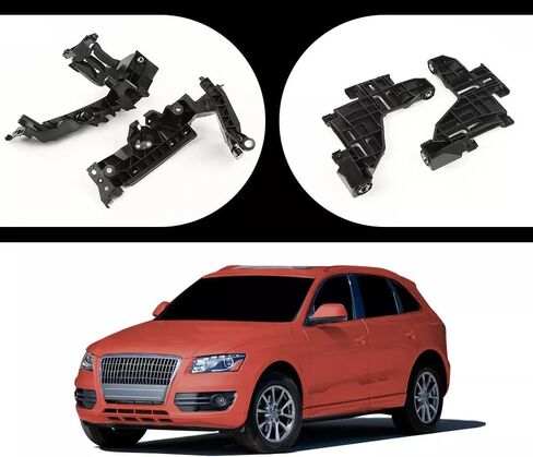 Headlight Bracket Mount Support Plate Retainer Kit of 4 Fit for Audi Q5 2009-2012 8R 2.0T/ 3.0L/ Premium/Prestige/Luxury/Elite Sport Replacement Parts Accessories in Kuwait