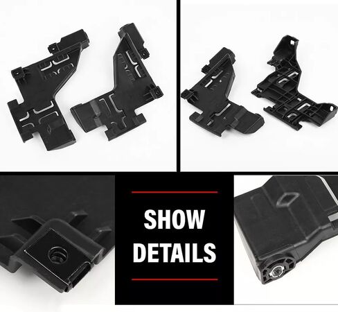 Headlight Bracket Mount Support Plate Retainer Kit of 4 Fit for Audi Q5 2009-2012 8R 2.0T/ 3.0L/ Premium/Prestige/Luxury/Elite Sport Replacement Parts Accessories in Kuwait