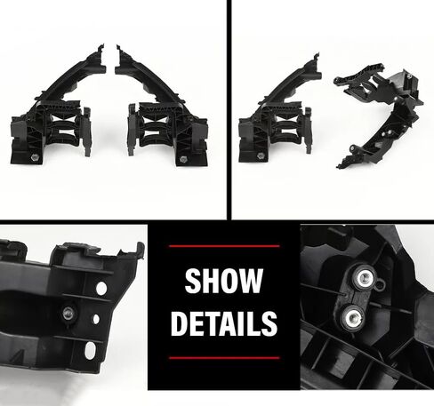 Headlight Bracket Mount Support Plate Retainer Kit of 4 Fit for Audi Q5 2009-2012 8R 2.0T/ 3.0L/ Premium/Prestige/Luxury/Elite Sport Replacement Parts Accessories in Kuwait