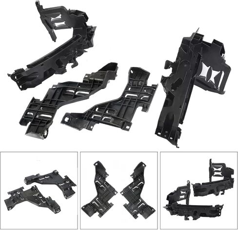 Headlight Bracket Mount Support Plate Retainer Kit of 4 Fit for Audi Q5 2009-2012 8R 2.0T/ 3.0L/ Premium/Prestige/Luxury/Elite Sport Replacement Parts Accessories in Kuwait