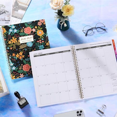 2025 Planner - Planner 2025, Jan 2025 - Dec 2025, 2025 Planner Weekly and Monthly, 8.5" x 11" 2025 Calendar Monthly Planner with Tabs & Pocket, Flexible Cover, Twin-Wire Binding- Oil Painting in Saudi Arabia