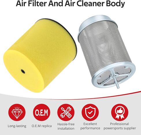 JAVIK Air Filter And Air Cleaner Body For Honda TRX450R 2004-2005 O.E.M# 17211-HP1-000 in Kuwait