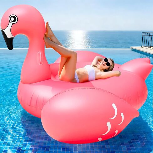 Giant Dinosaur Inflatable Pool Float Party Toys Ride-on with Handles Summer Beach Swimming Pool Party Game Pool Toy Tube Raft Lounge Kids Adults Dinosaur Toy Island(125"x 47"x49") in Saudi Arabia