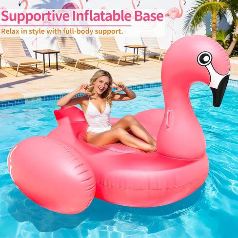 Giant Dinosaur Inflatable Pool Float Party Toys Ride-on with Handles Summer Beach Swimming Pool Party Game Pool Toy Tube Raft Lounge Kids Adults Dinosaur Toy Island(125"x 47"x49") in Saudi Arabia