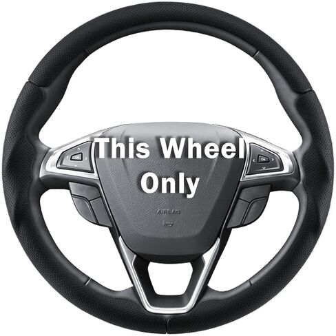 غطاء عجلة القيادة لسيارة Ford Explorer 2011-2019/ Edge 2011-2014/ Flex 2013-2019/ Taurus 2013-2019 ملحقات حماية عجلة القيادة (أسود مطفي) in Saudi Arabia