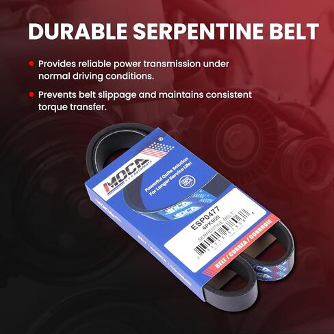 MOCA 6PK900 حزام سيربنتين يناسب فورد 1990-1989 مرافقة 1.9L، 1987-1985 مرافقة 2.0L، لميركوري 1987-1985 لينكس 2.0L، 1986-1984 توباز 2.0L، لميني 2010-2007 كوبر 1.6L، 2015-2012 كوبر 1.6L in Saudi Arabia