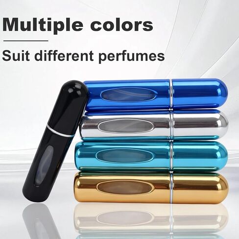Refillable Perfume Atomizer 5pcs 5ML Travel Cologne Sprayer Portable Perfume Spray Bottle Empty Refillable Travel Perfume Atomizer in Saudi Arabia
