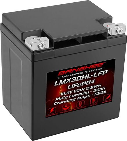 بطارية بانشي ليثيوم أيون، تحل محل YTX30L-BS، متوافقة مع هارلي ديفيدسون in Saudi Arabia