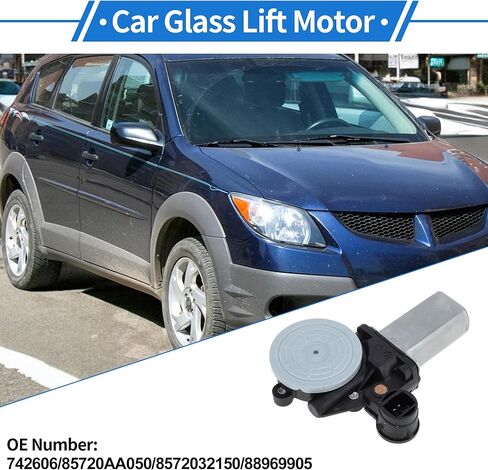 محرك رفع منظم نوافذ السيارة الأمامي الأيسر والخلفي الأيمن لسيارة Pontiac Vibe 2003-2008 جميع عربات المحرك رقم 742606 2 Pin محرك رفع زجاج نافذة السيارة in Saudi Arabia