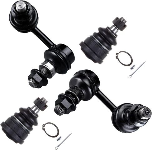 SCITOO 4pcs Front Suspension Kit Sway Bar End Link Upper Ball Joint Fit 2005-2016 For Nissan Frontier 2005-2015 For Nissan Pathfinder 2006-2013 For Nissan Xterra in Saudi Arabia