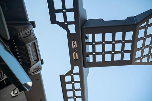 DV8 Offroad Overhead Molle Panel for 2018-2025 Jeep Wrangler & Gladiator | Provides Secure Storage for Your Off-Road & Daily Gear | Rigid Fitment | Black Powder Coated Finish | Durable Steel Design in Saudi Arabia