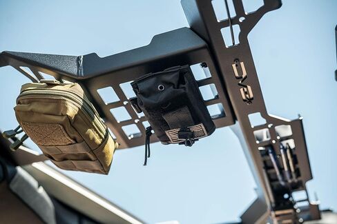 DV8 Offroad Overhead Molle Panel for 2018-2025 Jeep Wrangler & Gladiator | Provides Secure Storage for Your Off-Road & Daily Gear | Rigid Fitment | Black Powder Coated Finish | Durable Steel Design in Saudi Arabia