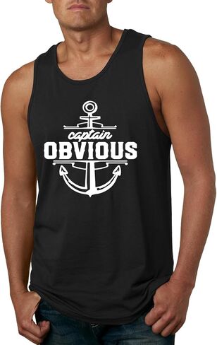 Captain Obvious Anchor Ship Captain Nature Mens Tank Top in Saudi Arabia