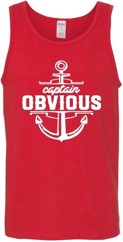 قميص بدون أكمام رجالي من Captain Obvious Anchor Ship Captain Nature in Kuwait