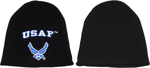 USAF United States Air Force Wings Black Winter Embroidered Beanie Hat Cap in Saudi Arabia