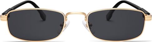 VANLINKER Small Rectangle Polarized Sunglasses for Women Men Narrow 90s Trendy Y2k Thin Skinny Shades VL9904 in Saudi Arabia