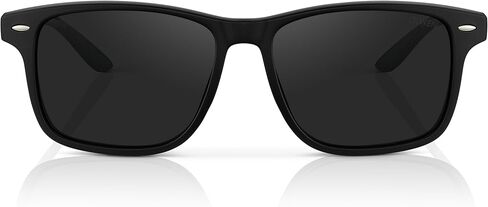 نظارات شمسية Olwen XXL Classic Square (Wayfarer) للرؤوس الكبيرة (مستقطبة)، كبيرة جدًا، كبيرة وطويلة + حافظة صلبة مجانية in Kuwait