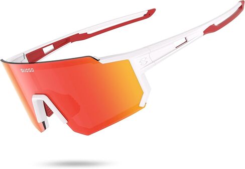 suoso Polarized Sports Sunglasses for Men: TR90 Lightweight Fishing Cycling Baseball Running Sun Glasses UV400 Protection in Kuwait