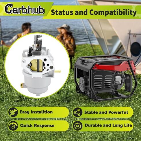 مكربن ​​Carbhub GP5000 GP5500 لمولد Generac GP6500 GP6500E GP7500E يستبدل المكربن ​​0J58620157 0G8442A111 بحشية in Saudi Arabia