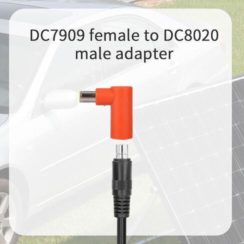 محولات DC8020 أنثى إلى DC7909 ذكر وDC7909 أنثى إلى DC8020 ذكر، محول موصل لوحة شمسية بزاوية قائمة 90 درجة متوافق مع جاكيري in Saudi Arabia