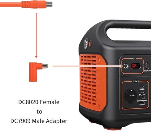 محولات DC8020 أنثى إلى DC7909 ذكر وDC7909 أنثى إلى DC8020 ذكر، محول موصل لوحة شمسية بزاوية قائمة 90 درجة متوافق مع جاكيري in Saudi Arabia